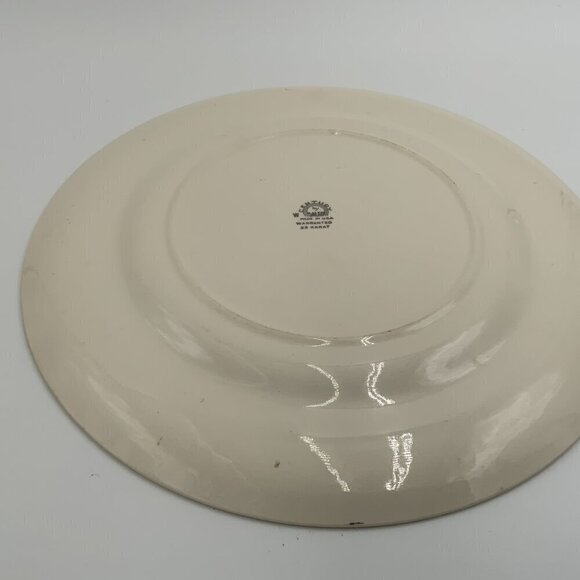 Vintage Victorian Century by Salem China Dinner Plate Made in USA 23k Gold - Picture 5 of 7